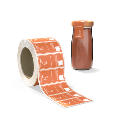 Sealing labels bottle